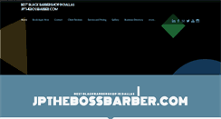 Desktop Screenshot of jpthebossbarber.com